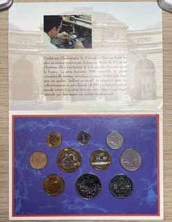 lot 5 10 20 centimes 1996 BU FDC SOUS SCELLÉ