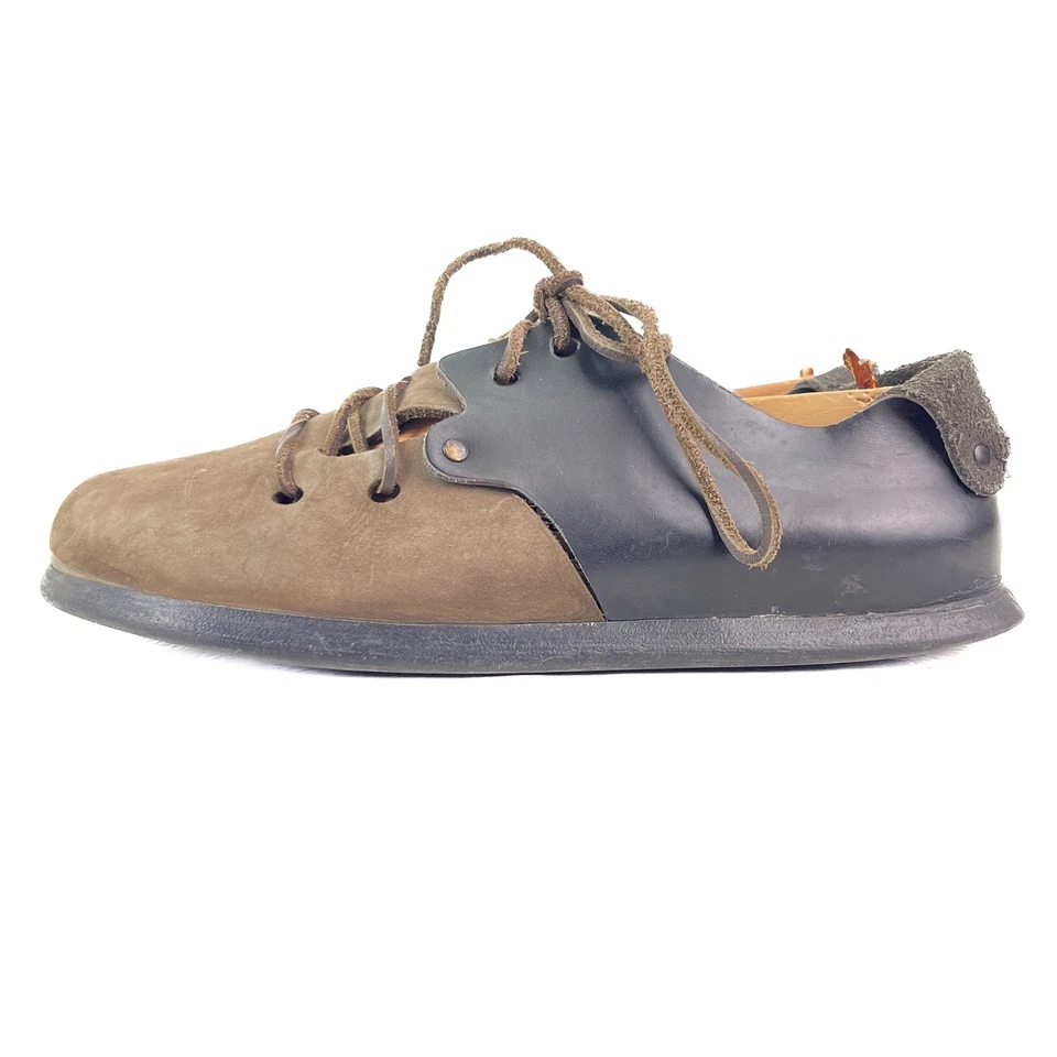 Birkenstock Montana Unisex L11, M9 Marrón/Negro Cuero Cómodo Zapato con Cordones 42 Foto 3 de 4