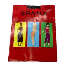 Spanx Footless Bodyshaping Pantyhose Size E Nude Control Top Sara Blakely NEW
