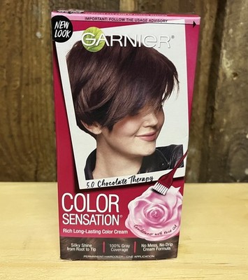Garnier Color Sensation Chocolate Therapy 5.0 Medium Natural Brown Hair Color
