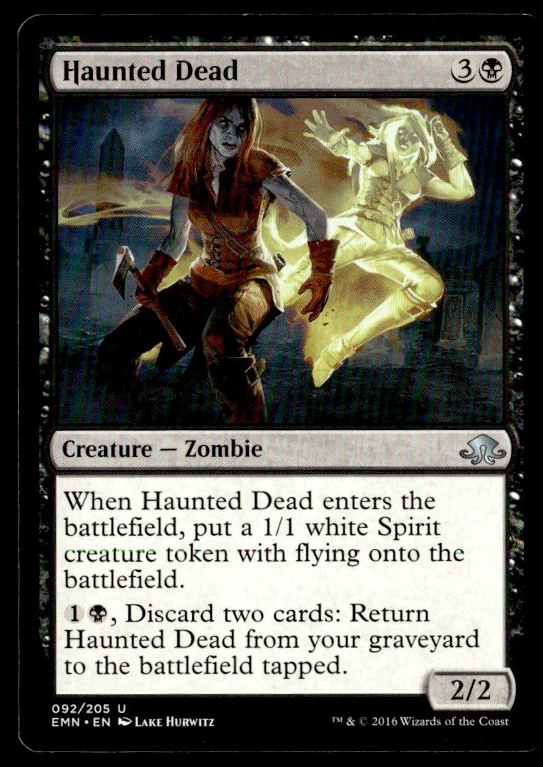 2016 Eldritch Moon Haunted Dead Expansion/Uncommon #92