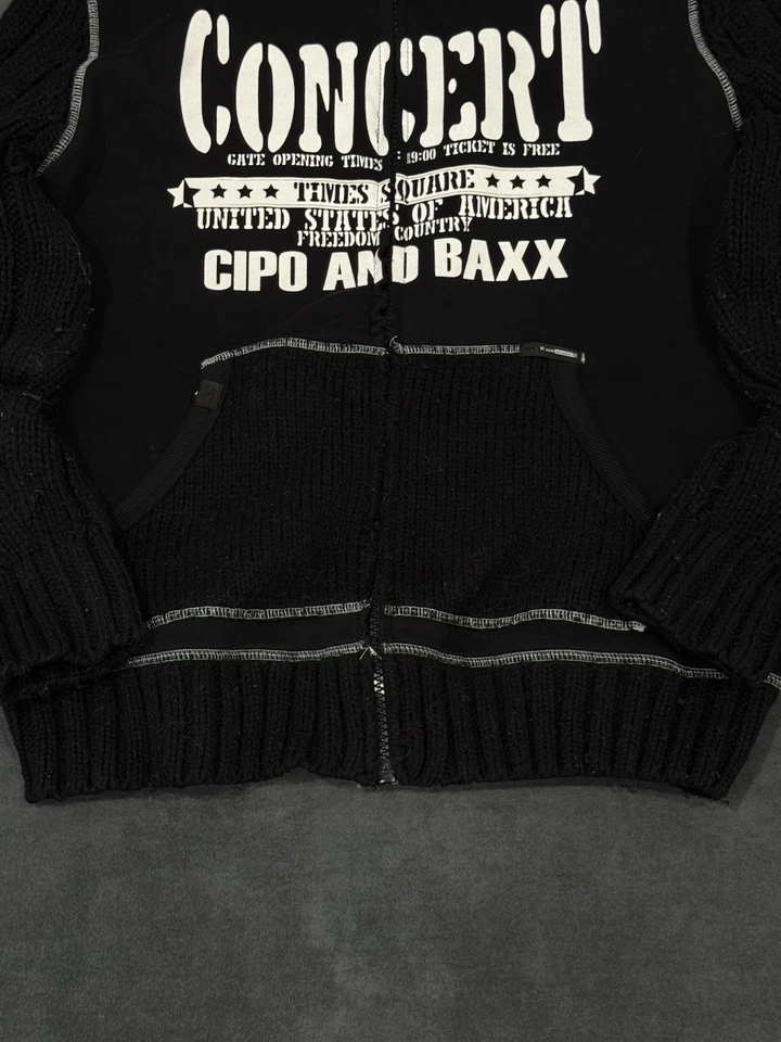 Suéter Y2K Grunge Marca Japonesa Tejido Acanalado Estilo Ifsixwas9 Glamour Cremallera  Foto 3 de 4