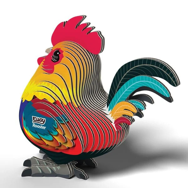 EUGY 3D Rooster No.133 Model Craft Kit - Image 3