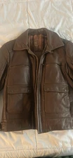 Hein Gericke Echt Leder Leather Jacket Brown VTG Motorcycle