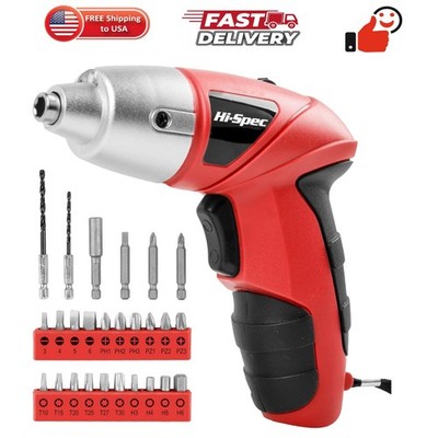 Small Electric Screwdriver, Mini Drill Set, Rechargeable 3.6V Cordless Screwd...