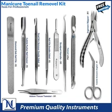 Professional Manicure Toenail Removal Kit-Ingrown Nail, Cuticle & Foot Care Tool