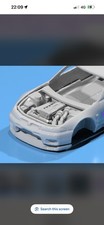 ENGINE BAY WITH RB26 ENGINE FOR HOT WHEELS GTR33 1/64 Scale