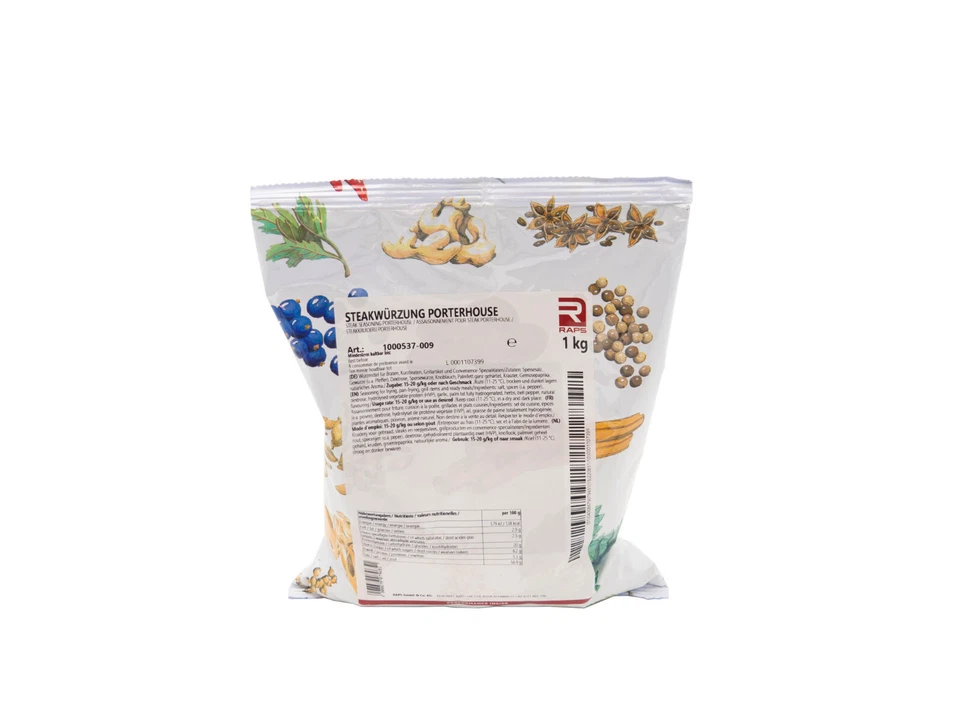 1 kg Raps Steakwürzung Porterhouse, steak seasoning porterhouse