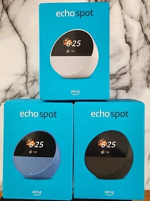Amazon Echo Spot alarm clock Factory sealed NEW (2024)