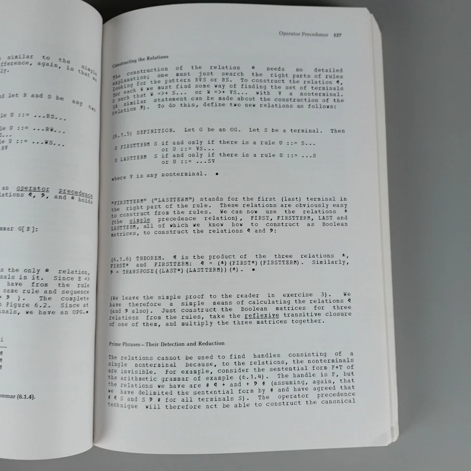Compiler Construction for Digital Computers. David Gries - Cornell 1971 Vintage - Bild 3 von 4