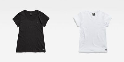 G-STAR RAW DENIM EYBEN SLIM V T 2.0 WMN Damen T-Shirt