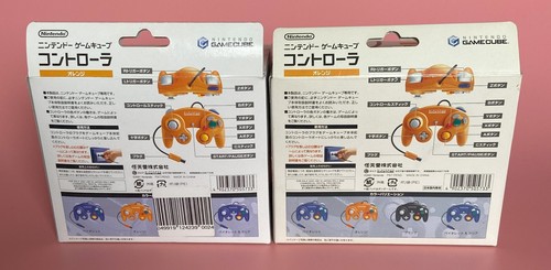 Nintendo Gamecube Controller Lot of 2 Spicy Orange DOL-003 W/Box Tested - Picture 3 of 15