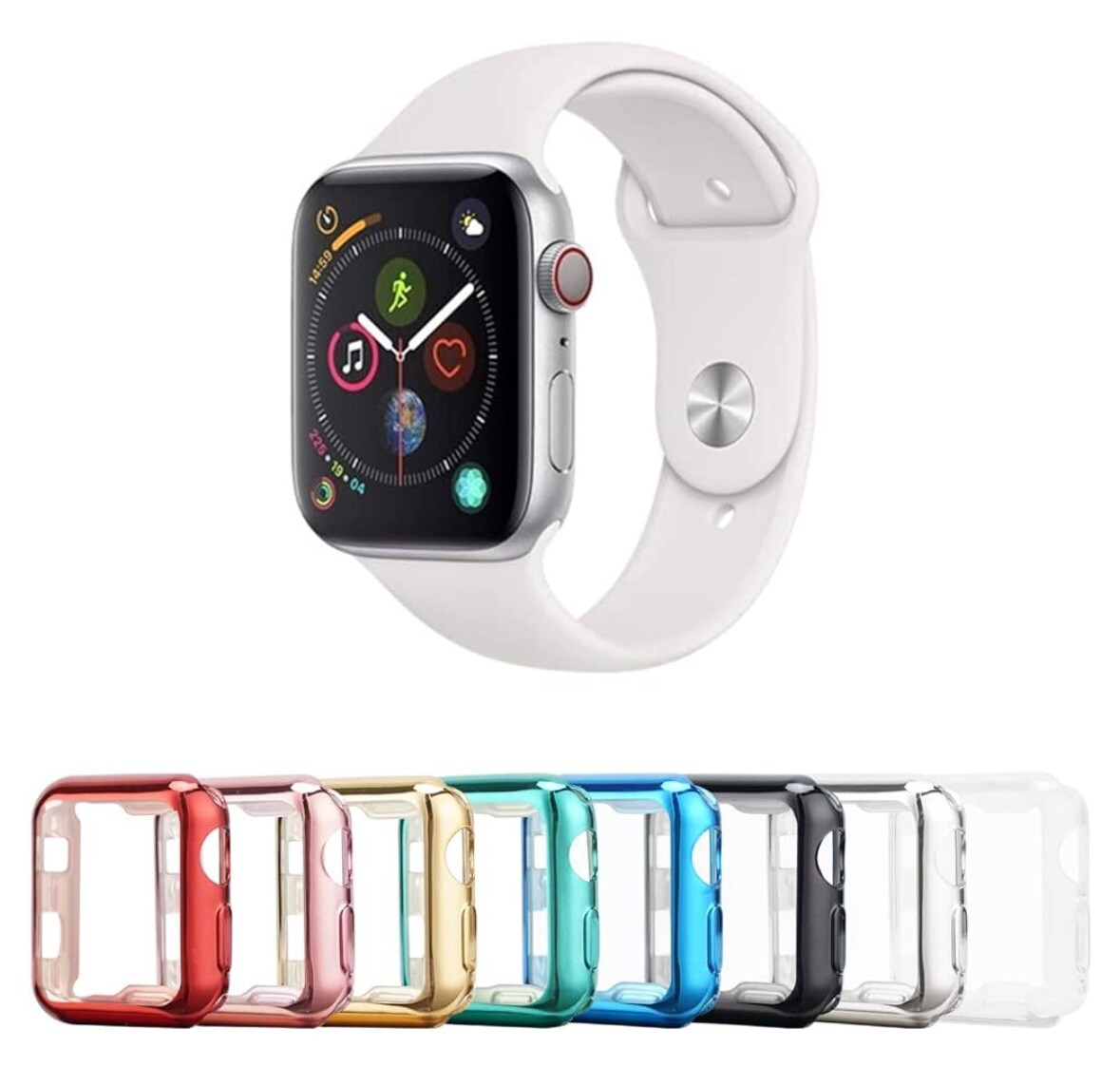 Case Cover Screen Protector For Apple Watch 9/8/7/6/5/4/SE 41/44/45/49mm/Ultra 2