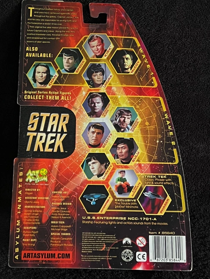 MIRROR KIRK • CARDADO • STAR TREK LA SERIE ORIGINAL • DIAMOND SELECT Foto 2 de 3