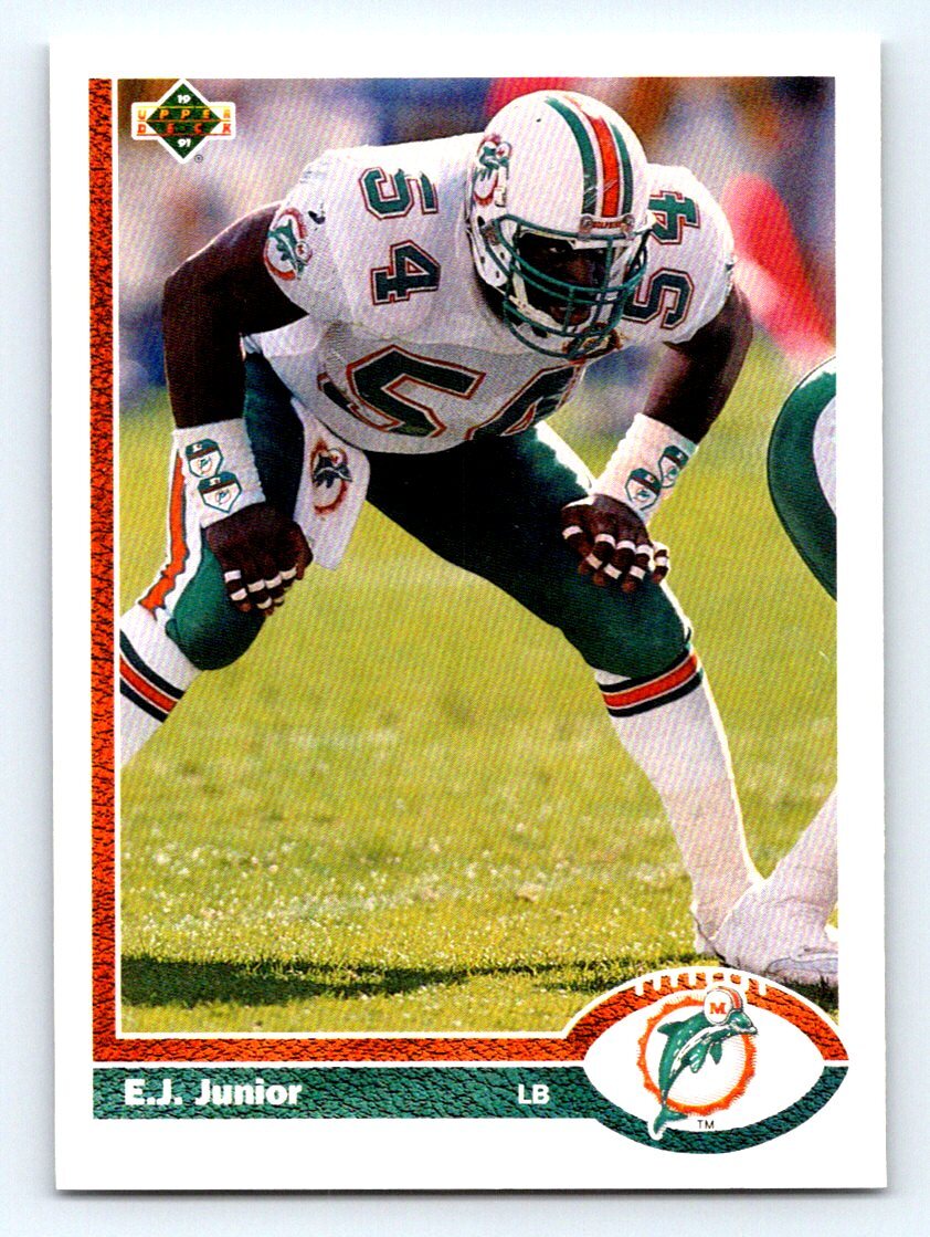 1991 Upper Deck #411b E.J. Junior