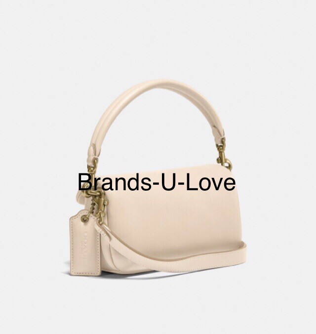 ❤️ NWT Coach Pillow Tabby 18 Mini Brass/Ivory C3880 Shoulder Bag