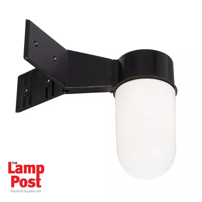 Saxby EL 40088 Ware Black IP44 Outdoor Corner Mounting Mount Wall Light