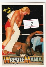 1990 Classic WWF The History of Wrestlemania #1 /  Greg Valentine & The JYD