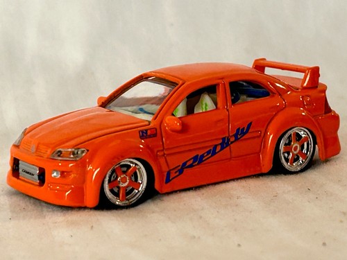 Motorworks 1:64 Scale GReddy Tuner Car, 2002 Lexus IS 300, Orange Variation - Picture 2 of 13
