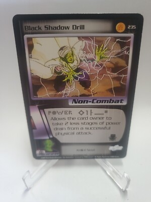 Black Shadow Drill 235 Rare Card Saiyan Saga Dragon Ball Z DBZ TCG CCG 5 Star