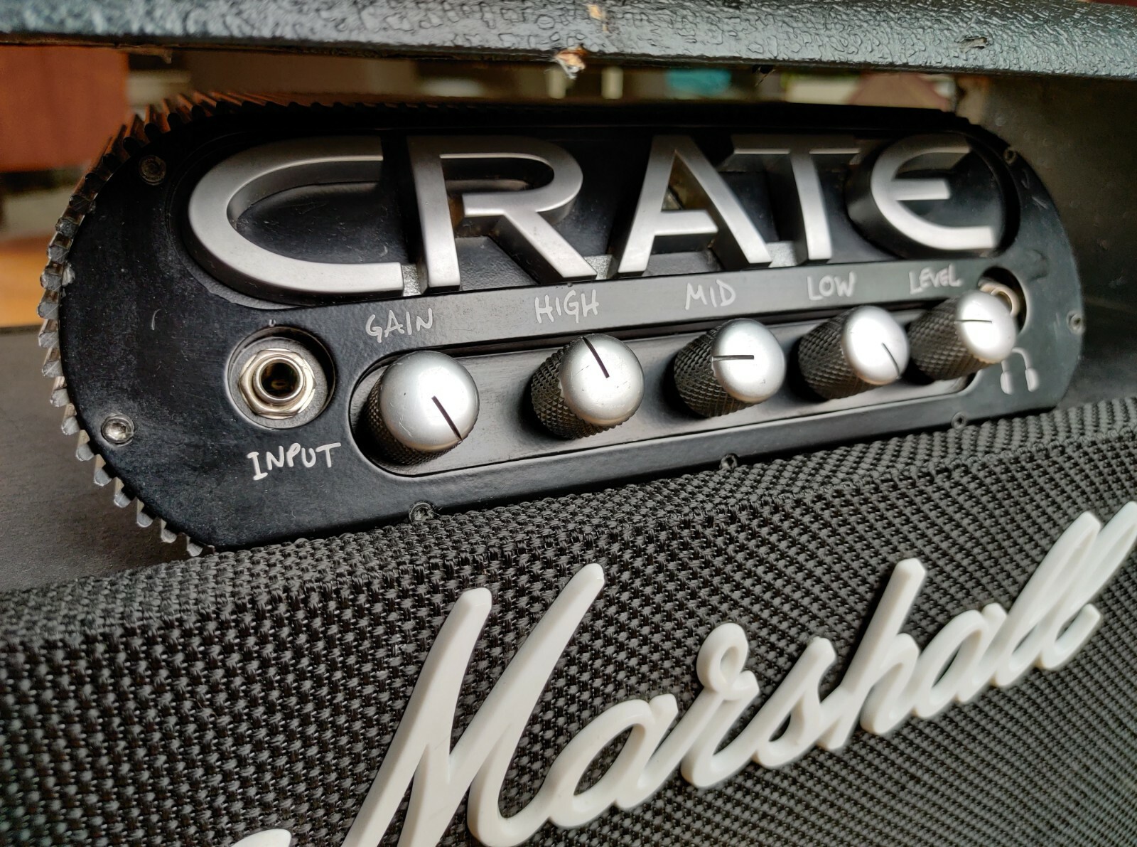 Crate CPB PowerBlock Stereo or Mono Guitar Amplifier w/Marshall 1x  Cabinet