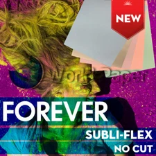  FOREVER Subli Flex (No Cut) Heat Transfer Paper 8.5"x11"