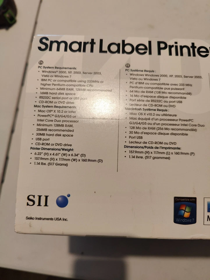 Seiko Smart 440 Label Thermal Printer - Image 4 of 4