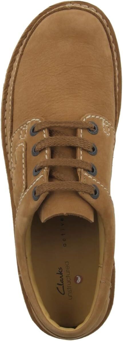 Clarks Men's Oxfords Nature II Birch Nubuck Casual Shoes