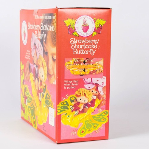 BNIB Vintage 1981 Palitoy Kenner Strawberry Shortcake doll Butterfly Flitter-Bit - Picture 4 of 6