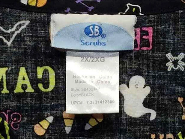 Exfoliante de Halloween negro SB 2xl  Foto 3 de 3