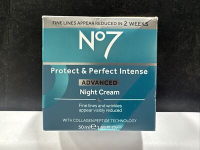 No7 Protect & Perfect Intense Advanced Night Cream/Fragrance Free (50ml/1.69oz) 