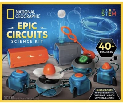 national geographic Epic circuit building kits Stem Over 40 Projects science kit