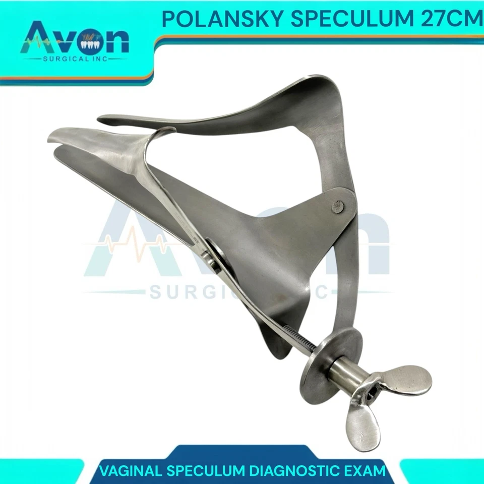 Polansky Veterinary Speculum Ranch Equine Instruments 27 CM 2 LÂMINAS PARA CIMA E 1 PARA BAIXO - Imagem 4 de 4