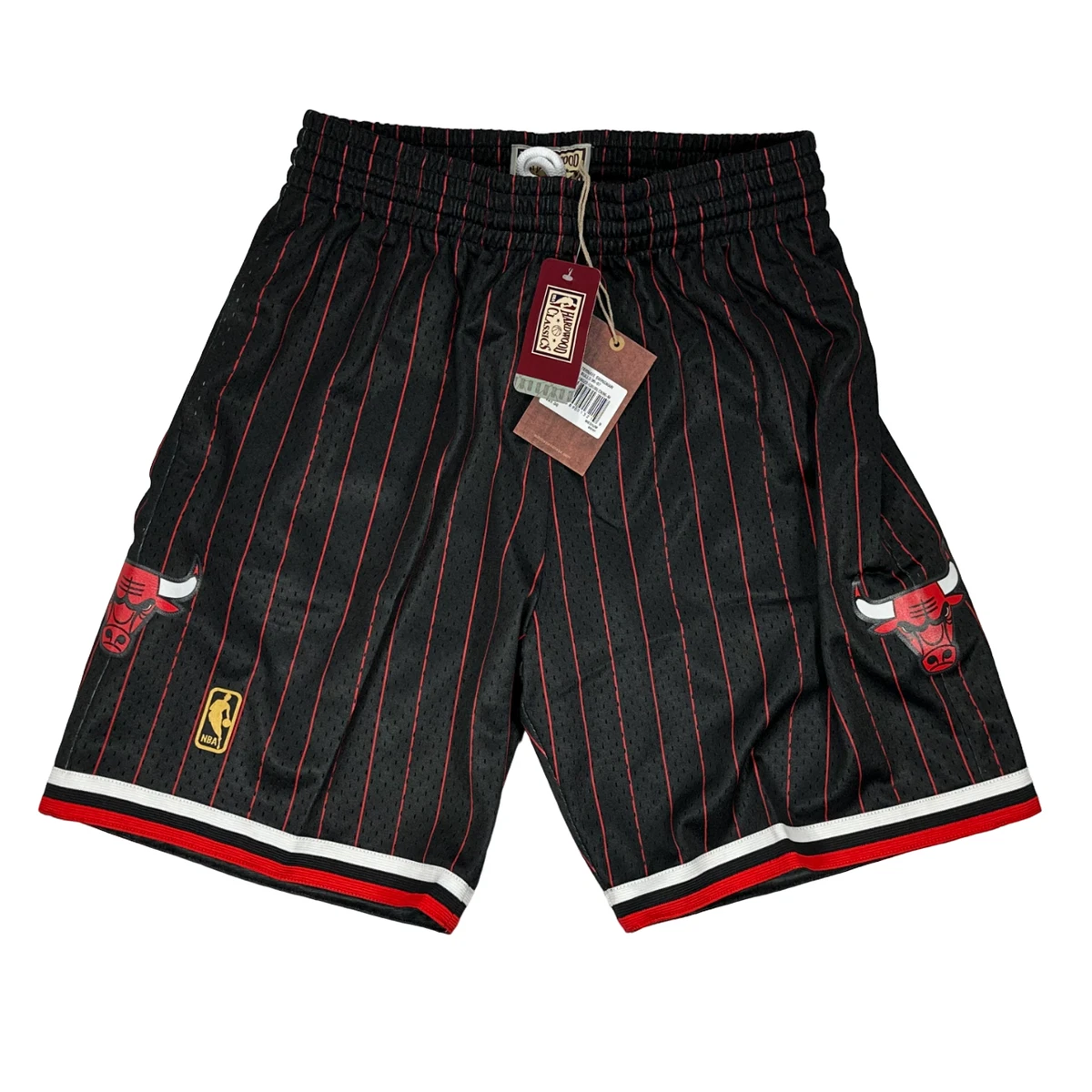 Mitchell & Ness Chicago Bulls Authentic Basketball Short in Black for Men