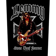 LEMMY, STONE DEAF FOREVER BACK PATCH: Motorhead Official Licenced Merchandise