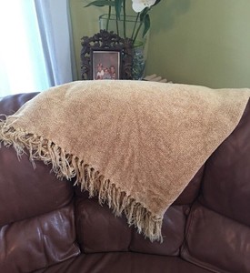 Chunky Cable Handknit Throw | Pottery Barn