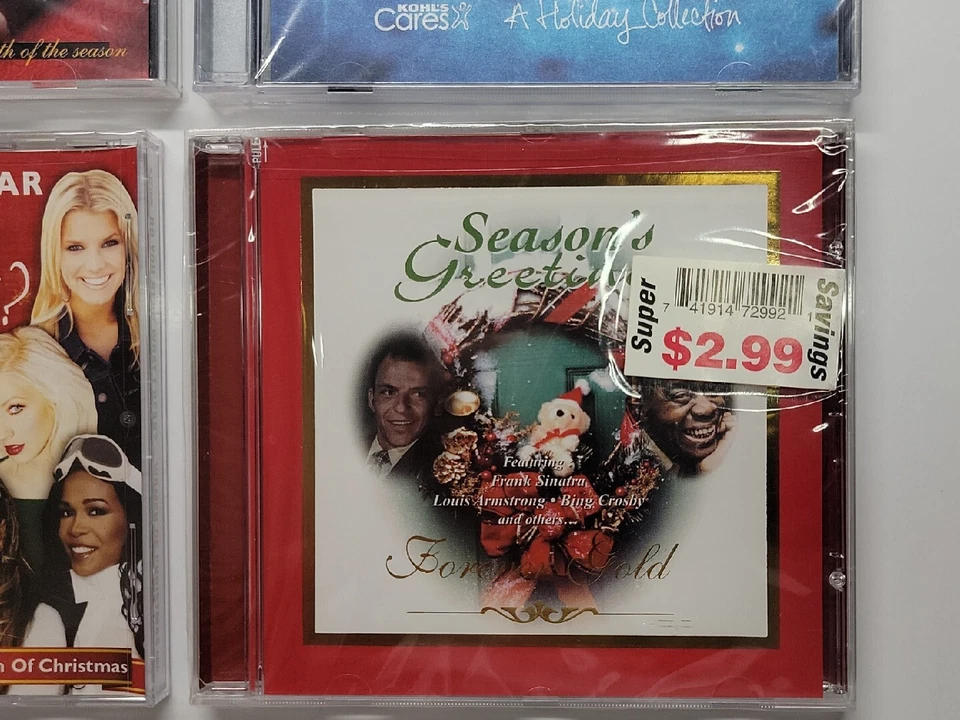 Лот из 4 запечатанных рождественских праздничных музыкальных компакт-дисков — дамы поют, Шерил Кроу, Кросби - Изображение 4 из 4