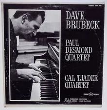 The Dave Brubeck Quartet - Paul Desmond, Cal Tjader - 12" 33 RPM LP 1960's