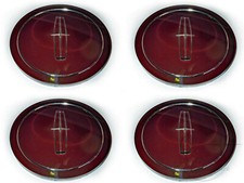 1984-1989 Lincoln Mark Vii Wheel Center Emblem Applique Set E4ly1137a Nos