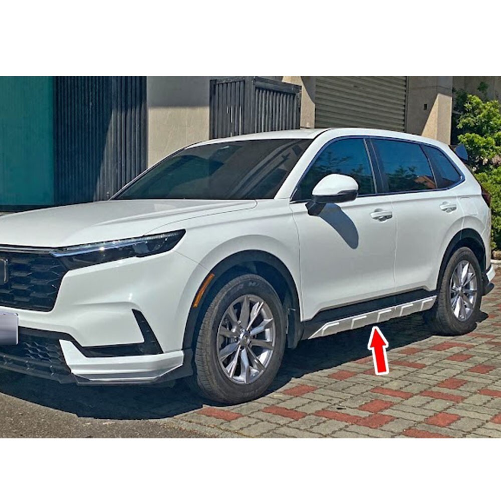 Shiny Black NEW For Honda CR-V CRV 6th SUV Add-on Side Skirt Body Kits 4PCS 2023
