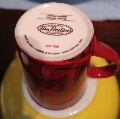 Tim Horton Coffee Cup Mug 16 oz Diagonal Take Out Cup Design