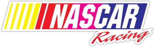 Nascar Racing Car Bumper Window  Notebook Sticker Decal 8"X3" - Afbeelding 1 van 1