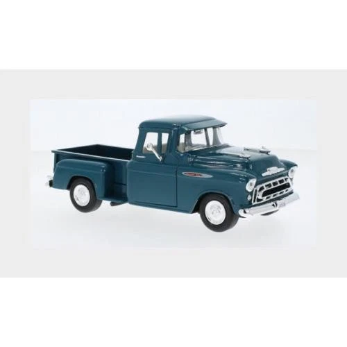 1:24 MOTORMAX Chevrolet 3100 Pick-Up 1957 Green MTM79381GR - Immagine 2 di 2