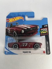 Hot Wheels Hw Race Day 9 Red Triumph Tr6 2021 Short Card Combine Postage 