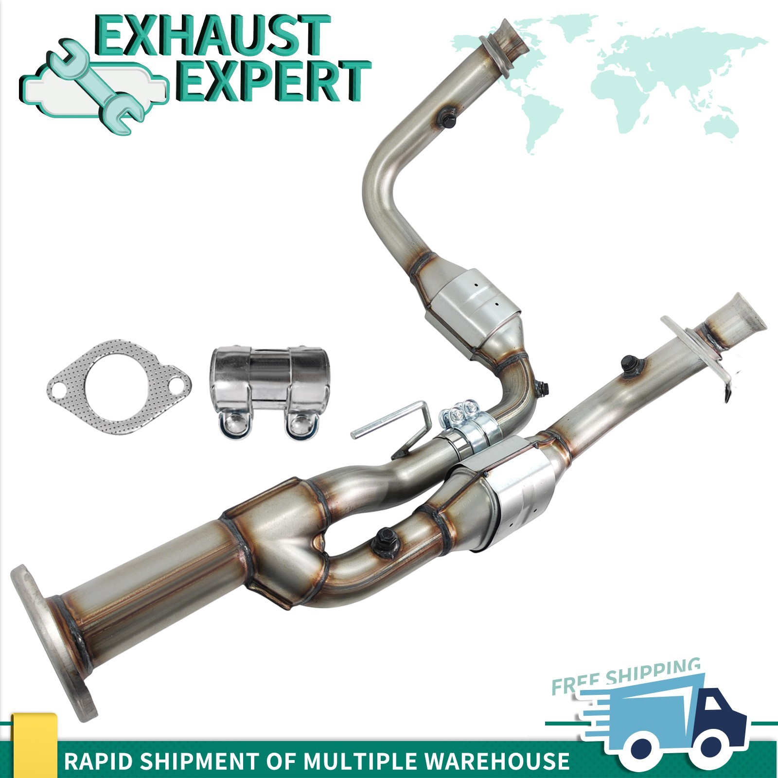 For 2006-2009 Jeep Commander /05-09 Jeep Grand Cherokee 4.7L Catalytic Converter