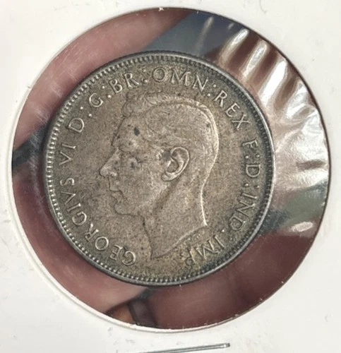 1943 George VI Florin — photo from another recent sale