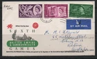 GB ER2 1958 6th British Empire Games SG567-SG569 Official First Day Cover
