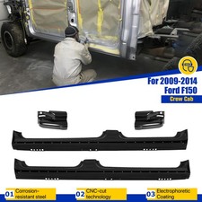 Lh Rh 2009-2014 Ford Pickup F150 Rocker Panels And Cab Corners 4 Dr Crew Cab