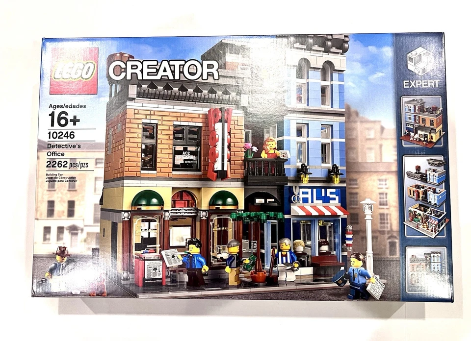 LEGO CREATOR: Oficina de Detectives (10246) Nuevo NISB Edificio Modular Raro Foto 2 de 4