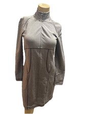 Athleta Women’s Long Sleeve With 1/3 Zip Front Closure Gray Color-S